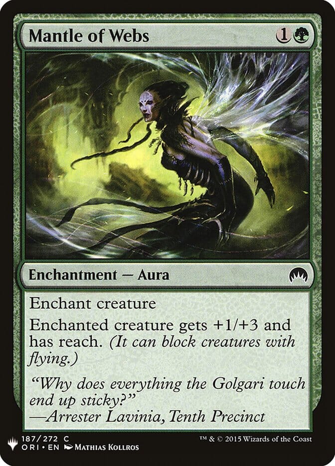 Mantle of Webs [Mystery Booster] MTG Single Magic: The Gathering  | Multizone: Comics And Games