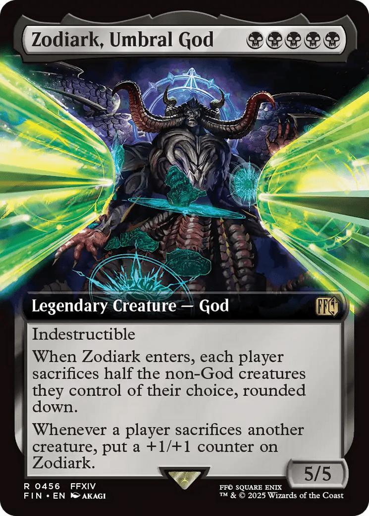 Zodiark, Umbral God (Extended Art) [FINAL FANTASY] MTG Single Magic: The Gathering  | Multizone: Comics And Games
