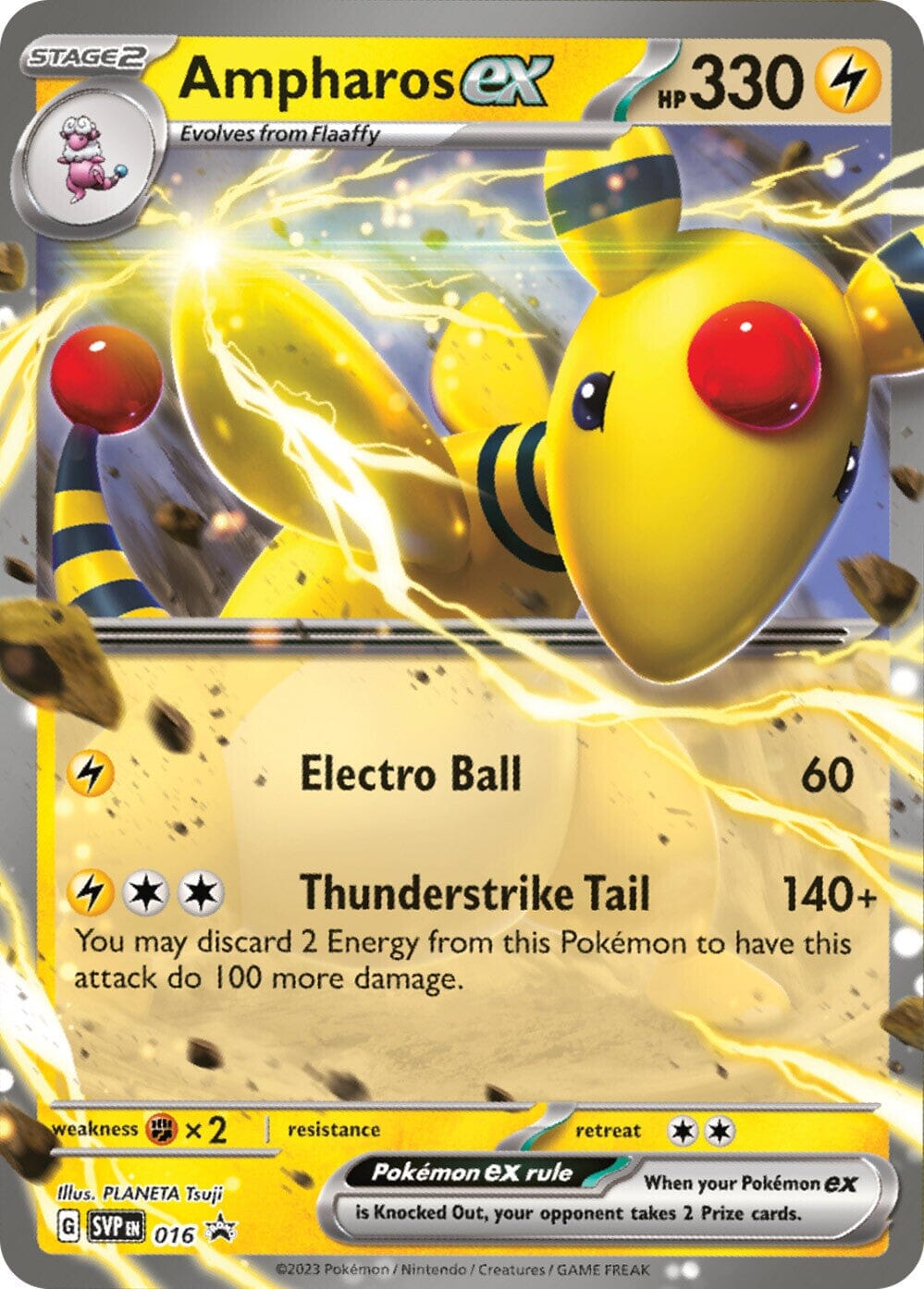 Ampharos ex (016) [Scarlet & Violet: Black Star Promos] Pokemon Single Pokémon  | Multizone: Comics And Games