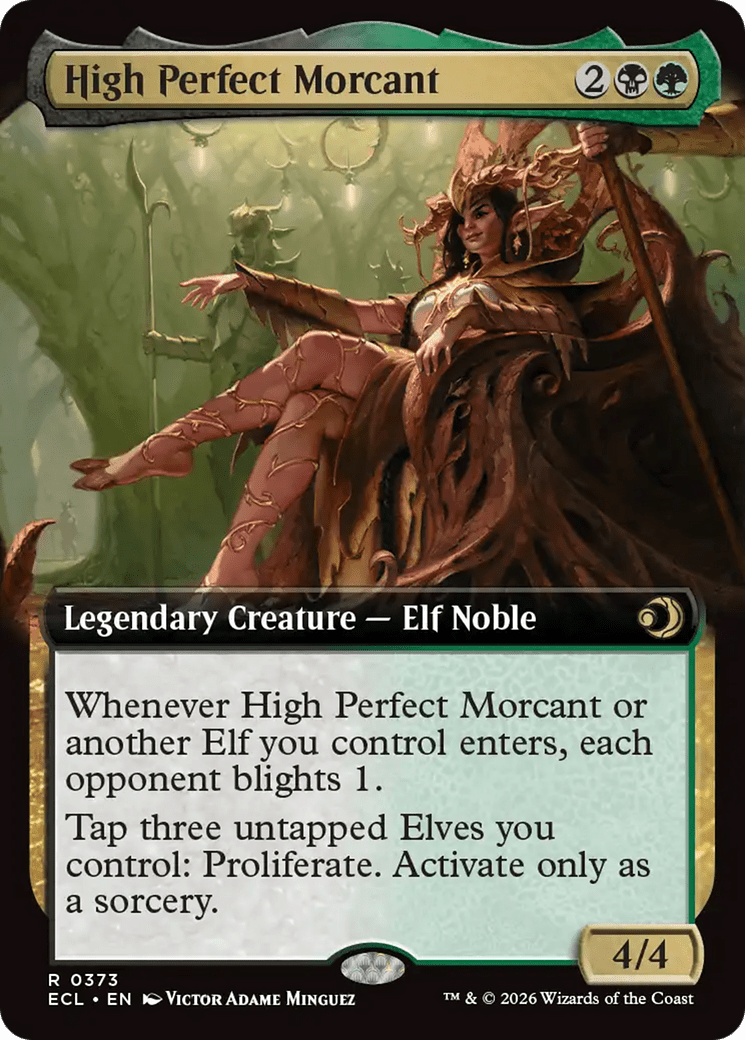 High Perfect Morcant (Extended Art) [Lorwyn Eclipsed] MTG Single Magic: The Gathering  | Multizone: Comics And Games