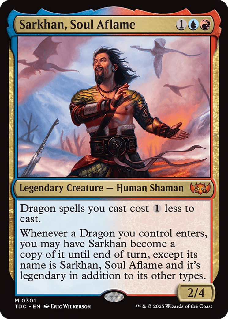 Sarkhan, Soul Aflame [Tarkir: Dragonstorm Commander] MTG Single Magic: The Gathering  | Multizone: Comics And Games