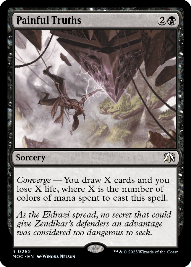 Painful Truths [March of the Machine Commander] MTG Single Magic: The Gathering  | Multizone: Comics And Games