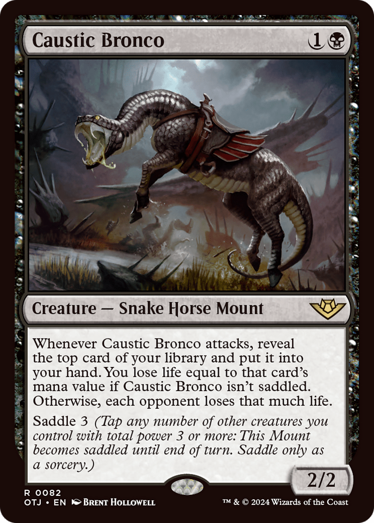 Caustic Bronco [Outlaws of Thunder Junction] MTG Single Magic: The Gathering  | Multizone: Comics And Games