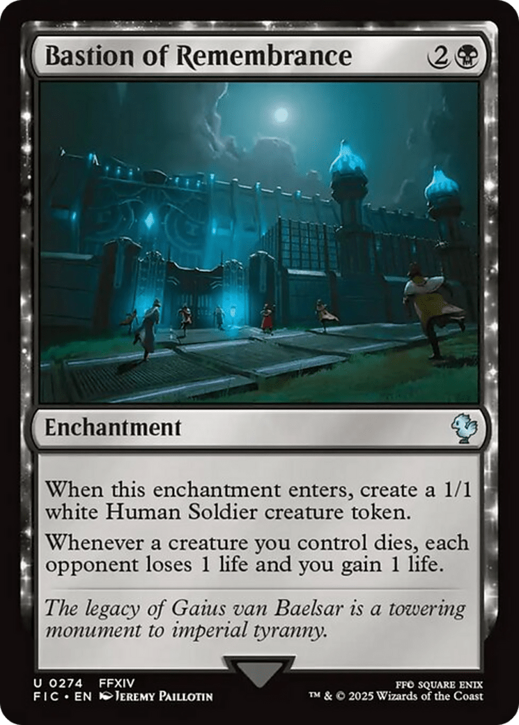 Bastion of Remembrance [FINAL FANTASY Commander] MTG Single Magic: The Gathering  | Multizone: Comics And Games