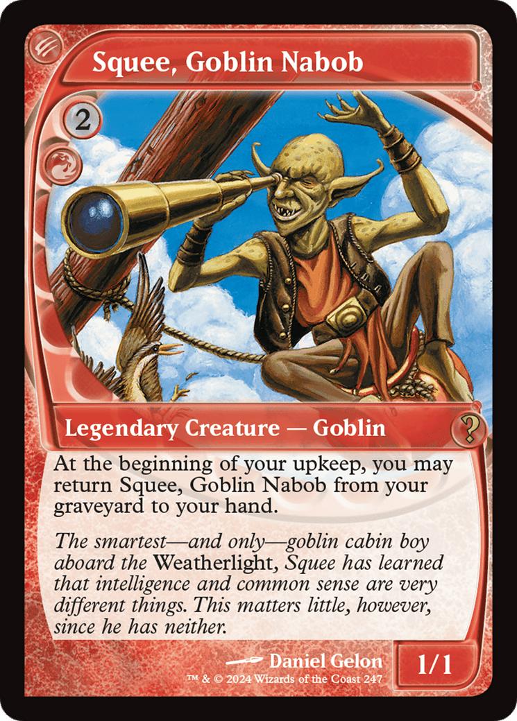 Squee, Goblin Nabob (Future Sight) [Mystery Booster 2] MTG Single Magic: The Gathering  | Multizone: Comics And Games