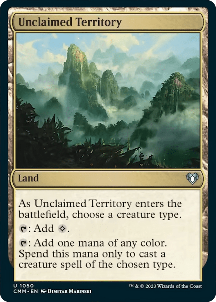 Unclaimed Territory [Commander Masters] MTG Single Magic: The Gathering  | Multizone: Comics And Games