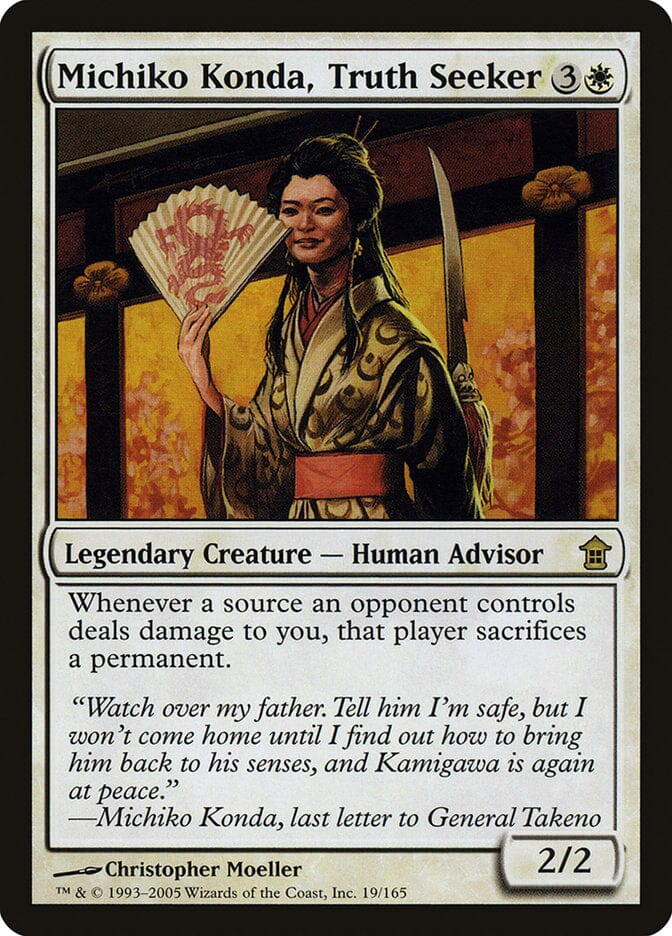 Michiko Konda, Truth Seeker [Saviors of Kamigawa] MTG Single Magic: The Gathering  | Multizone: Comics And Games