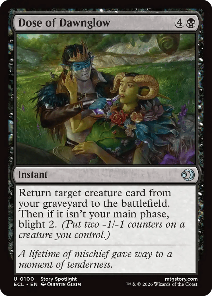 Dose of Dawnglow [Lorwyn Eclipsed] MTG Single Magic: The Gathering  | Multizone: Comics And Games