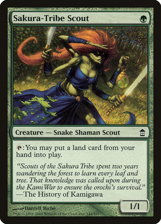 Sakura-Tribe Scout [Saviors of Kamigawa] MTG Single Magic: The Gathering  | Multizone: Comics And Games