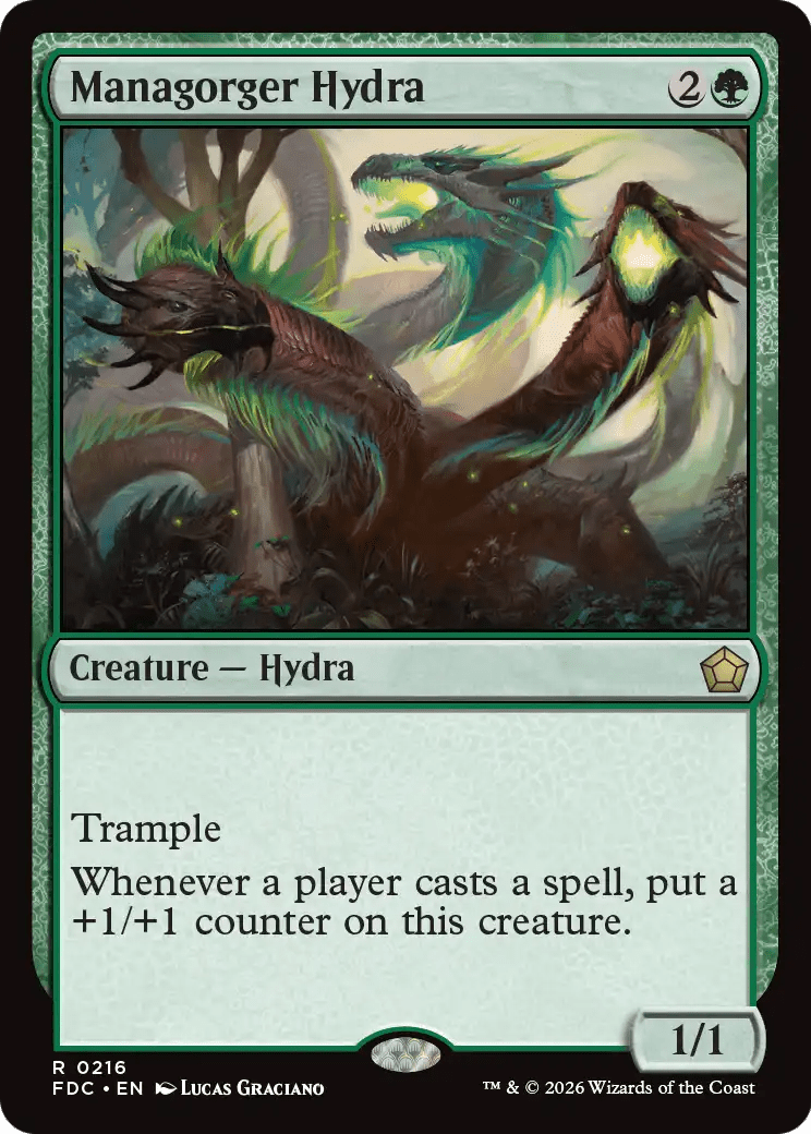 Managorger Hydra [Foundations Commander] MTG Single Magic: The Gathering  | Multizone: Comics And Games
