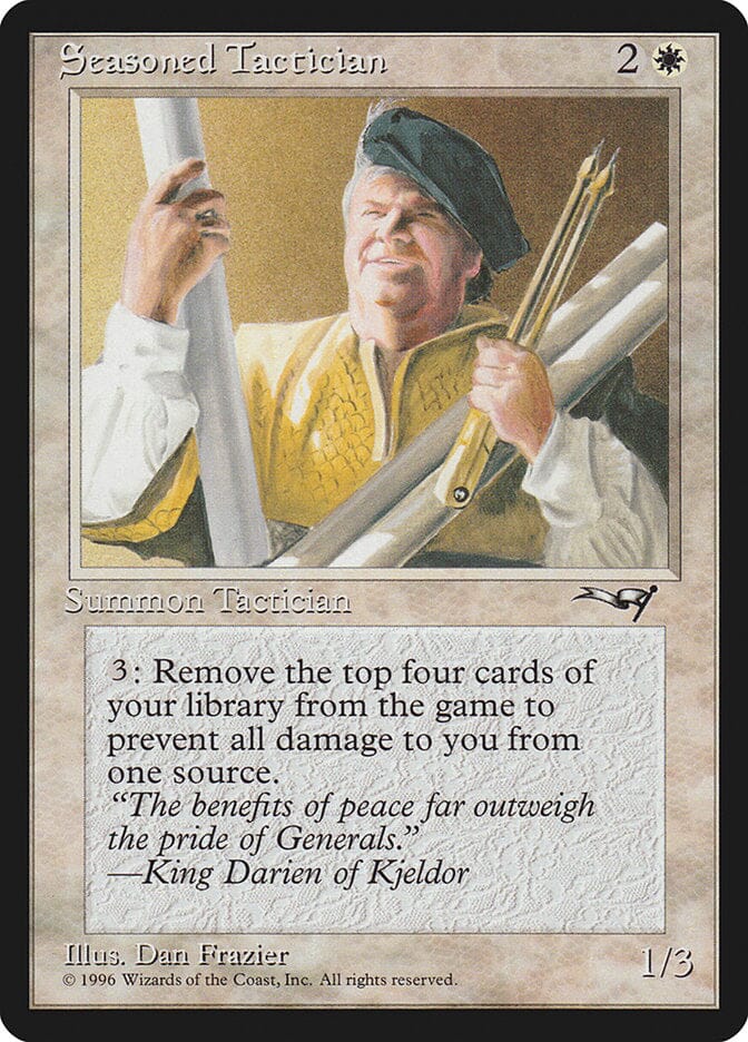 Seasoned Tactician [Alliances] MTG Single Magic: The Gathering  | Multizone: Comics And Games