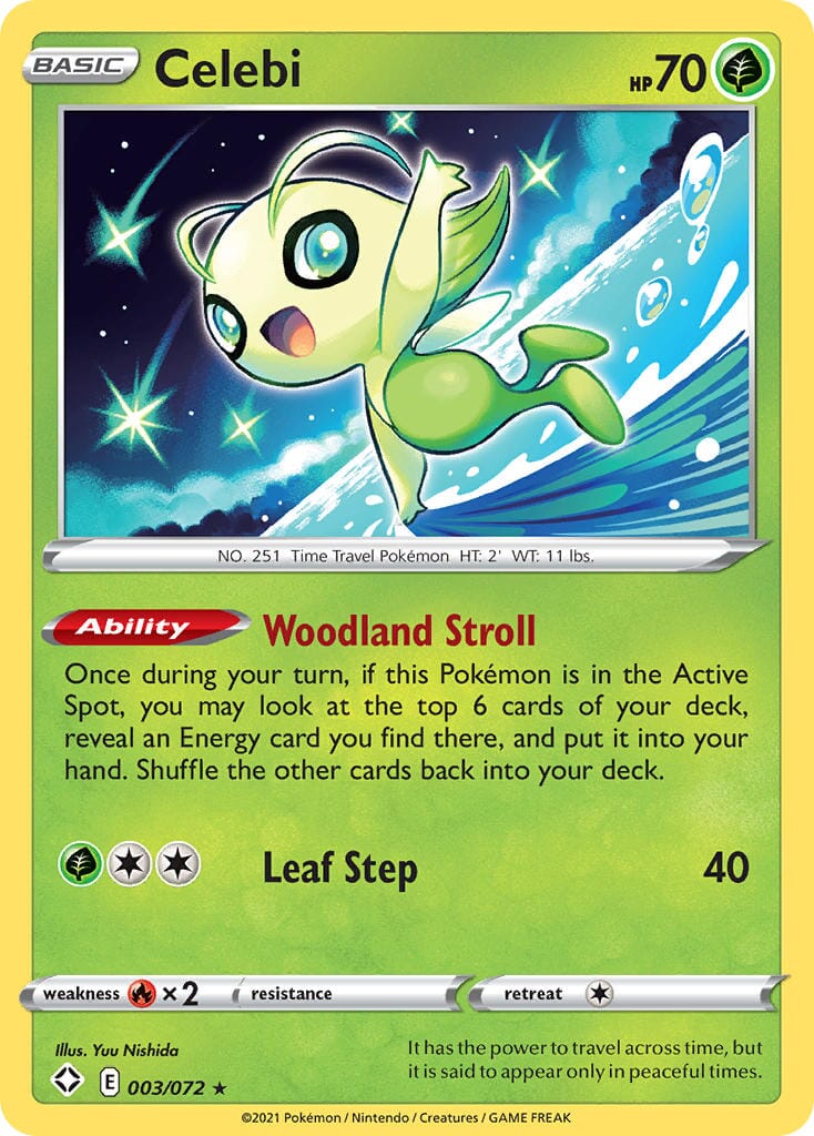 Celebi (003/072) [Sword & Shield: Shining Fates] Pokemon Single Pokémon  | Multizone: Comics And Games