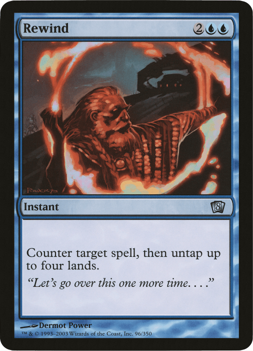 Rewind (Oversized) [Eighth Edition Box Topper] MTG Single Magic: The Gathering  | Multizone: Comics And Games