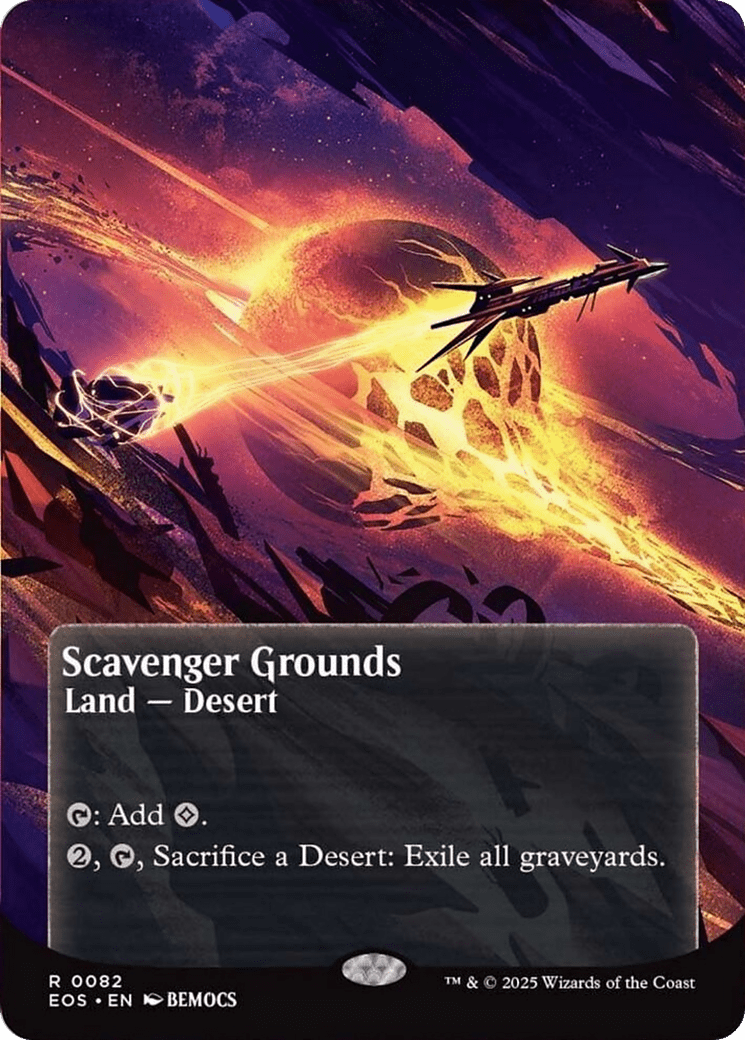 Scavenger Grounds (0082) (Borderless) [Edge of Eternities: Stellar Sights] MTG Single Magic: The Gathering  | Multizone: Comics And Games