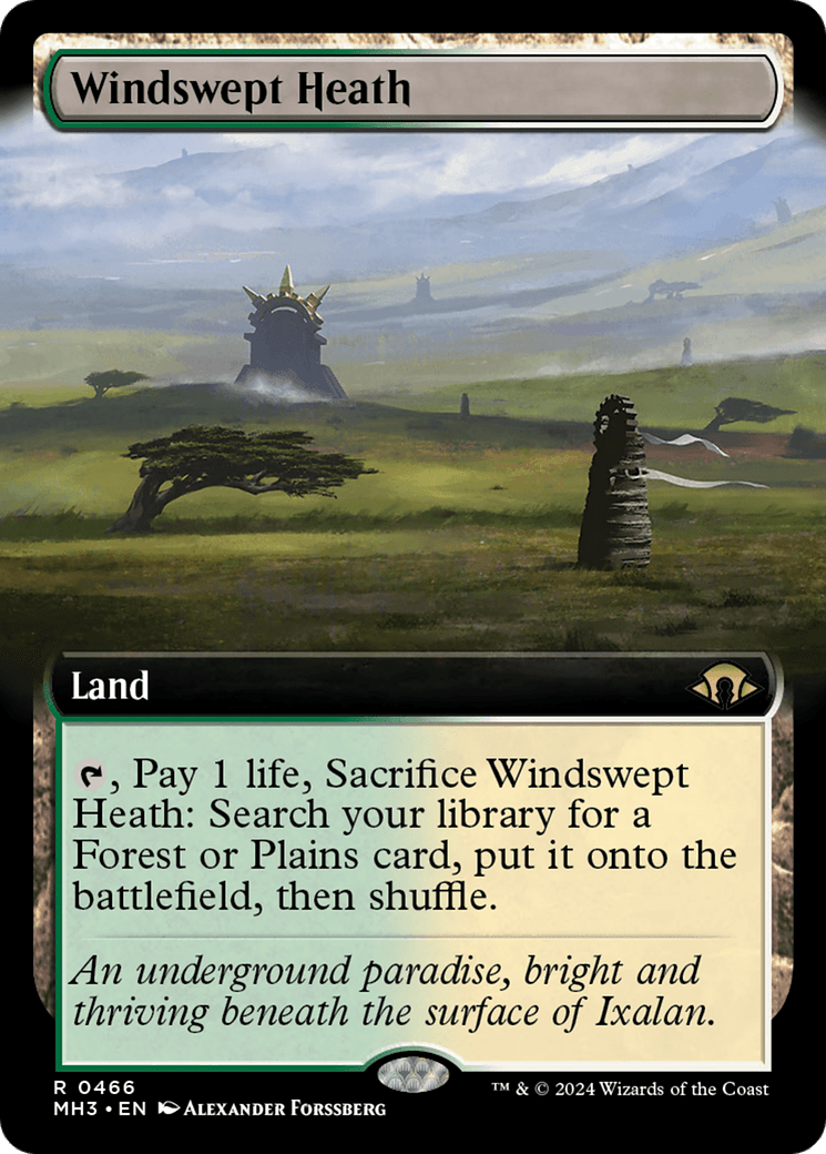 Windswept Heath (Extended Art) [Modern Horizons 3] MTG Single Magic: The Gathering  | Multizone: Comics And Games