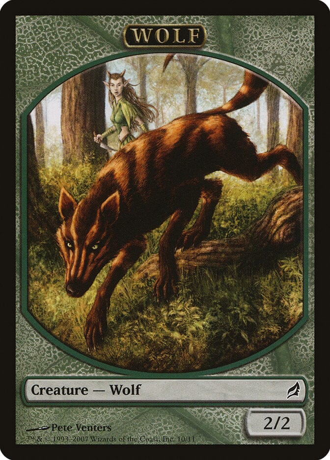 Wolf Token [Lorwyn Tokens] MTG Single Magic: The Gathering  | Multizone: Comics And Games