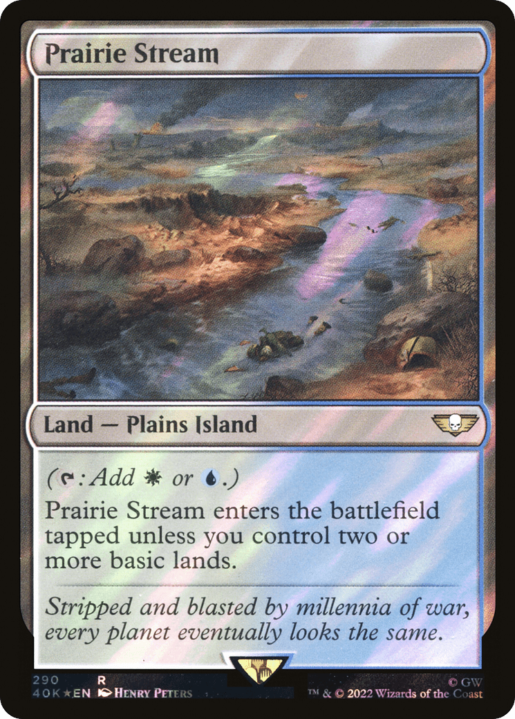 Prairie Stream (Surge Foil) [Marvel Super Heroes Commander] MTG Single Magic: The Gathering  | Multizone: Comics And Games