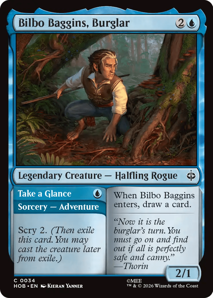 Bilbo Baggins, Burglar [The Hobbit] MTG Single Magic: The Gathering  | Multizone: Comics And Games