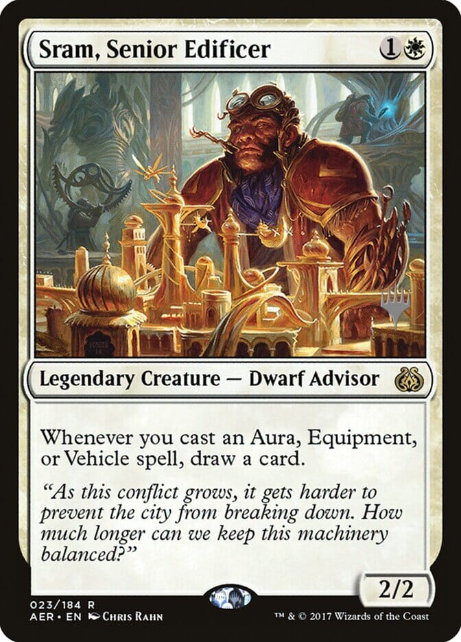 Sram, Senior Edificer [Aether Revolt Promos] MTG Single Magic: The Gathering  | Multizone: Comics And Games