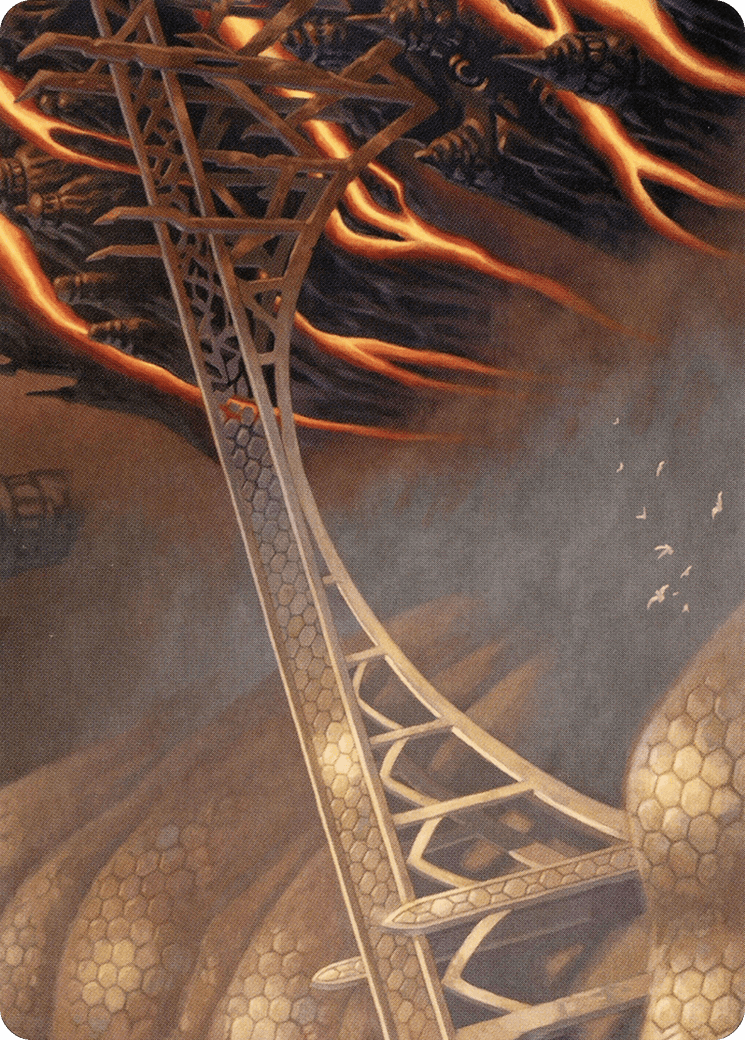 Rustvale Bridge Art Card [Modern Horizons 2 Art Series] MTG Single Magic: The Gathering  | Multizone: Comics And Games