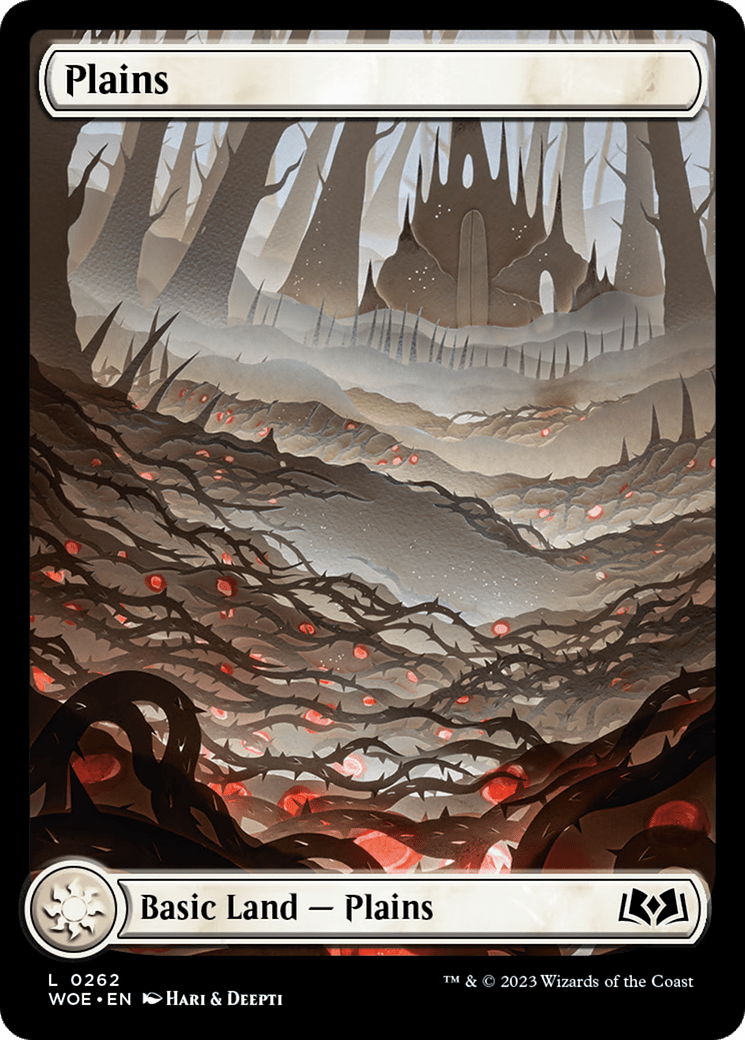 Plains (262) (Full-Art) [Wilds of Eldraine] MTG Single Magic: The Gathering  | Multizone: Comics And Games