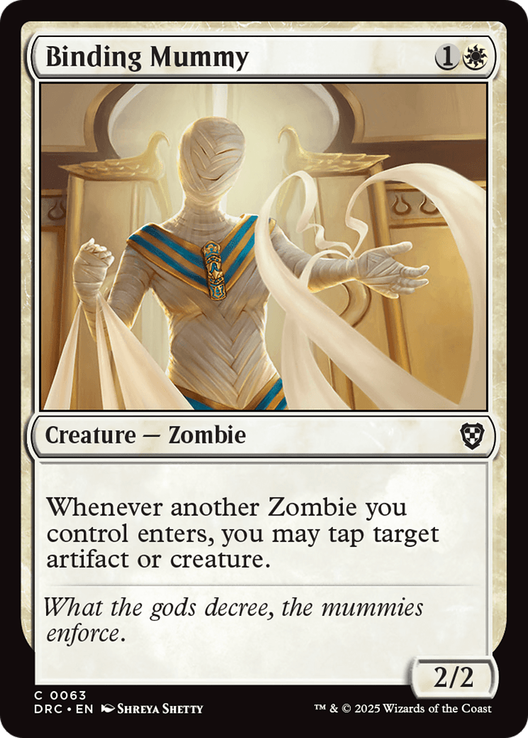 Binding Mummy [Aetherdrift Commander] MTG Single Magic: The Gathering  | Multizone: Comics And Games