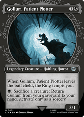 Gollum, Patient Plotter (Showcase) (Surge Foil) [The Lord of the Rings: Tales of Middle-Earth] MTG Single Magic: The Gathering  | Multizone: Comics And Games