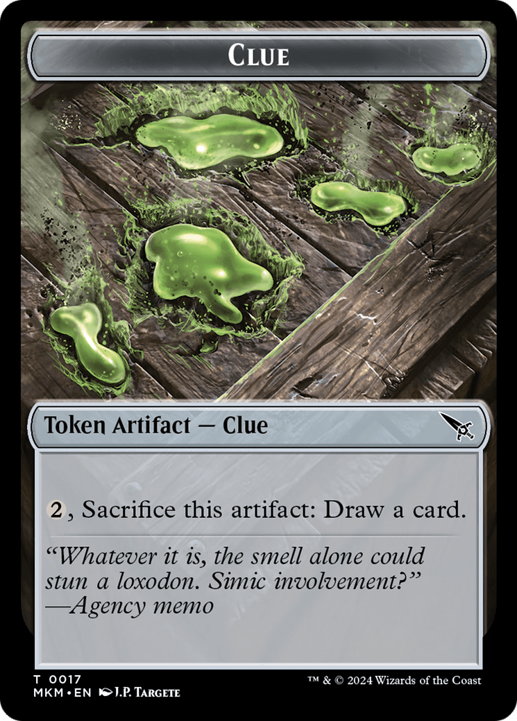Thopter (0020) // Clue (0017) Double-Sided Token [Murders at Karlov Manor Tokens] MTG Single Magic: The Gathering  | Multizone: Comics And Games