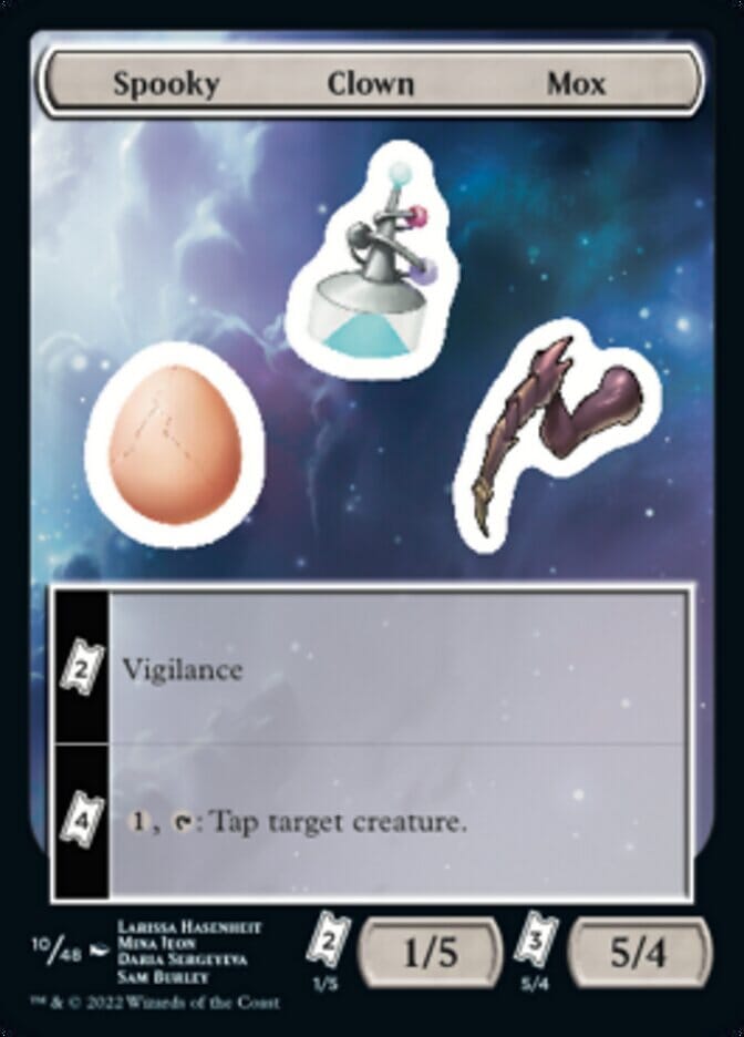 Spooky Clown Mox [Unfinity Stickers] MTG Single Magic: The Gathering  | Multizone: Comics And Games