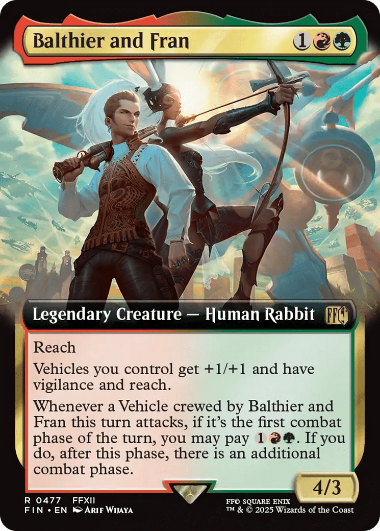 Balthier and Fran (Extended Art) [FINAL FANTASY] MTG Single Magic: The Gathering  | Multizone: Comics And Games