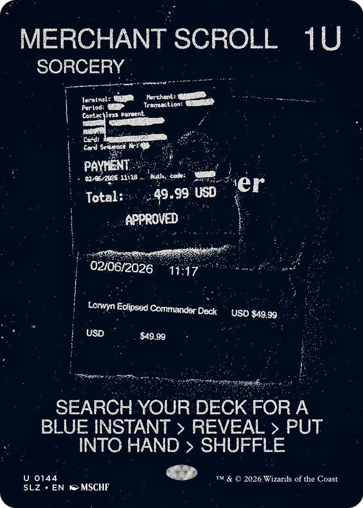 Merchant Scroll (0144) [Secret Lair x MSCHF: The Zeta Set] | Multizone: Comics And Games