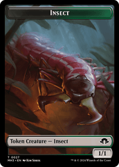 Zombie (Ripple Foil) // Insect (0027) Double-Sided Token [Modern Horizons 3 Tokens] MTG Single Magic: The Gathering  | Multizone: Comics And Games