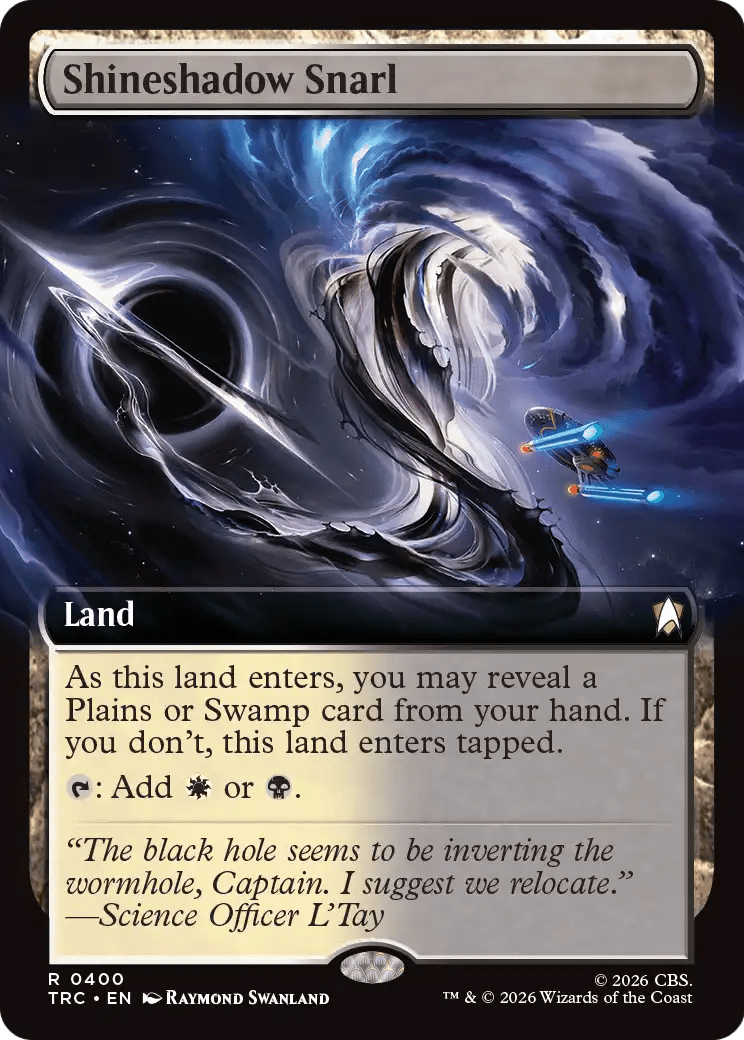 Shineshadow Snarl (Extended Art) [Star Trek Commander] MTG Single Magic: The Gathering  | Multizone: Comics And Games