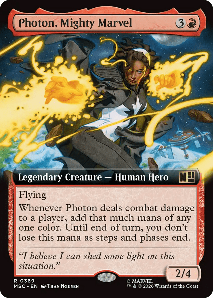 Photon, Mighty Marvel (Extended Art) [Marvel Super Heroes Commander] MTG Single Magic: The Gathering  | Multizone: Comics And Games