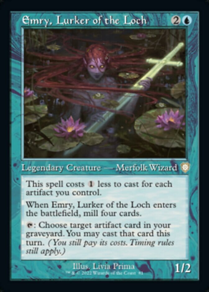 Emry, Lurker of the Loch (Retro) [The Brothers' War Commander] MTG Single Magic: The Gathering  | Multizone: Comics And Games