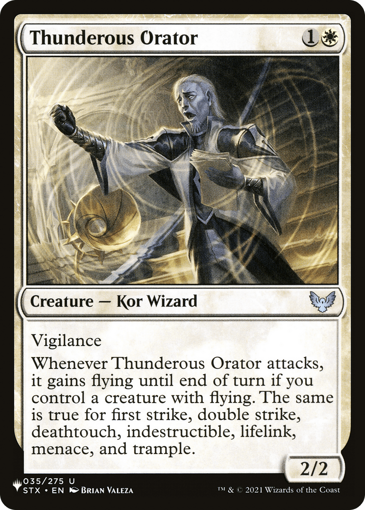 Thunderous Orator [The List] MTG Single Magic: The Gathering  | Multizone: Comics And Games