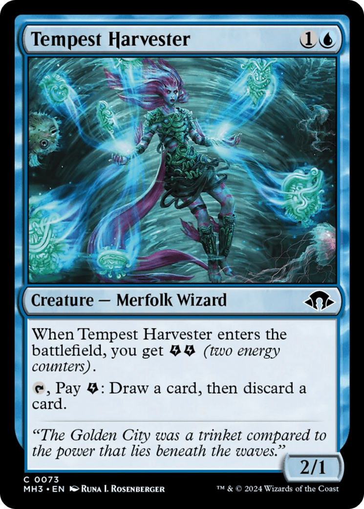 Tempest Harvester [Modern Horizons 3] MTG Single Magic: The Gathering  | Multizone: Comics And Games