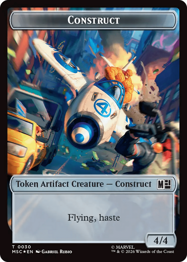 Council of Reeds (024) // Construct (030) Double-Sided Token (Surge Foil) [Marvel Super Heroes Commander Tokens] MTG Single Magic: The Gathering  | Multizone: Comics And Games