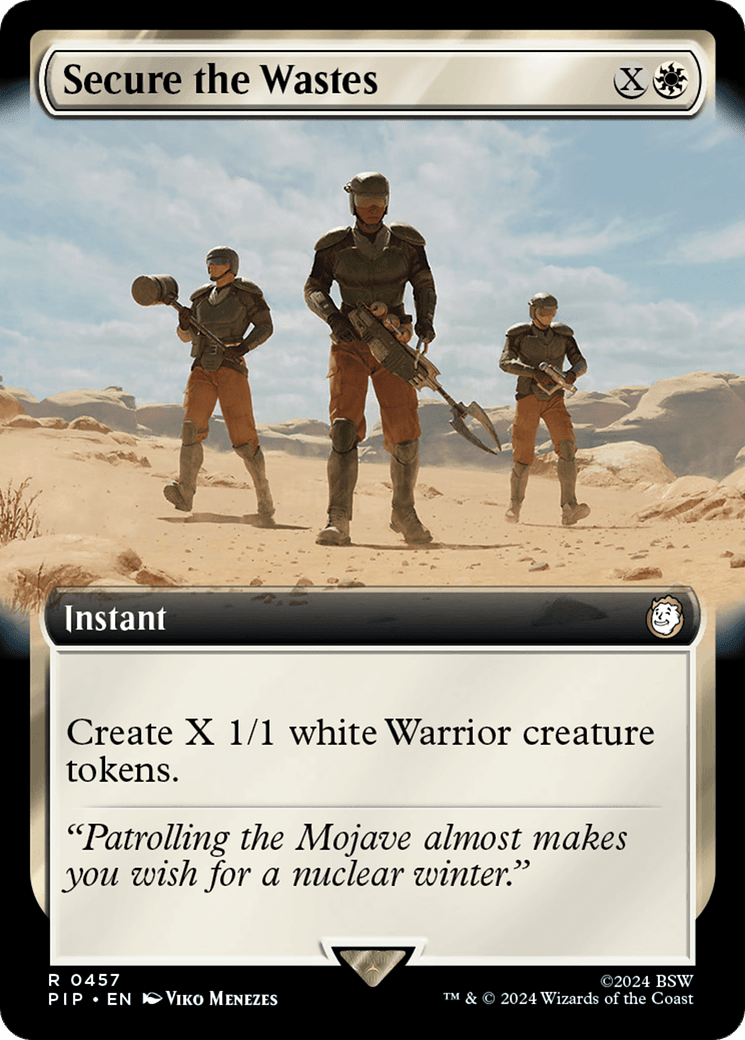 Secure the Wastes (Extended Art) [Fallout] MTG Single Magic: The Gathering  | Multizone: Comics And Games