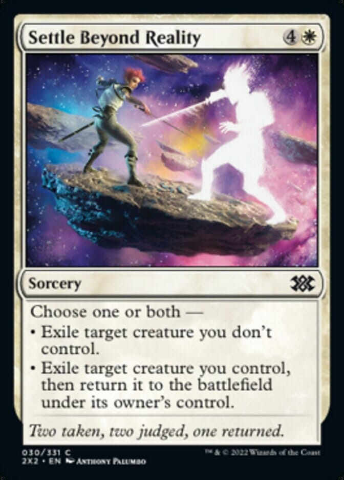 Settle Beyond Reality [Double Masters 2022] MTG Single Magic: The Gathering  | Multizone: Comics And Games