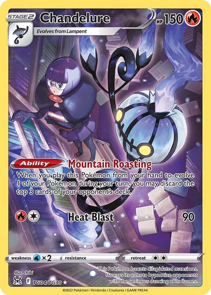 Chandelure (TG04/TG30) [Sword & Shield: Lost Origin] Pokemon Single Pokémon  | Multizone: Comics And Games