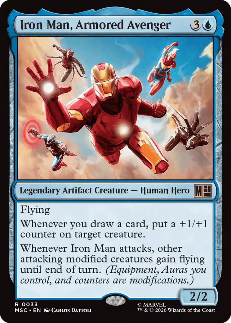 Iron Man, Armored Avenger [Marvel Super Heroes Commander] MTG Single Magic: The Gathering  | Multizone: Comics And Games