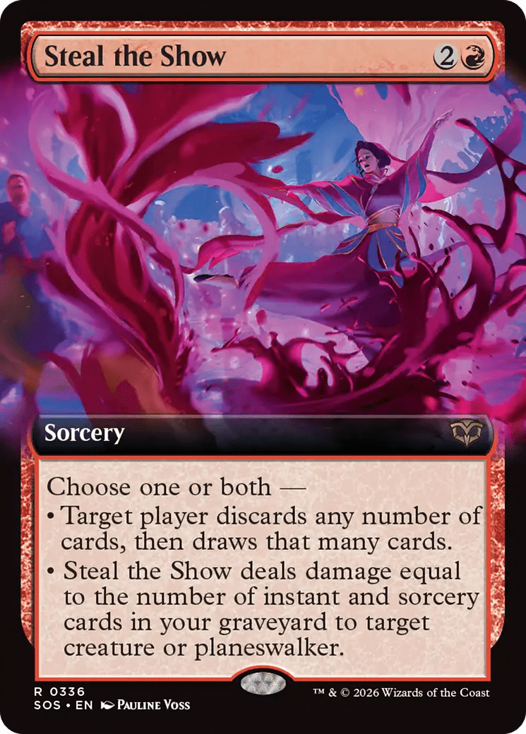 Steal the Show (Extended Art) [Secrets of Strixhaven] MTG Single Magic: The Gathering  | Multizone: Comics And Games