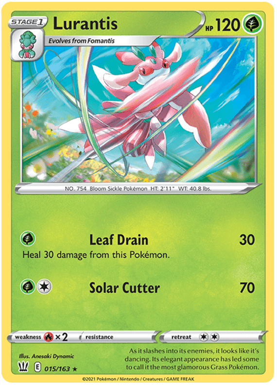 Lurantis (015/163) [Sword & Shield: Battle Styles] Pokemon Single Pokémon  | Multizone: Comics And Games