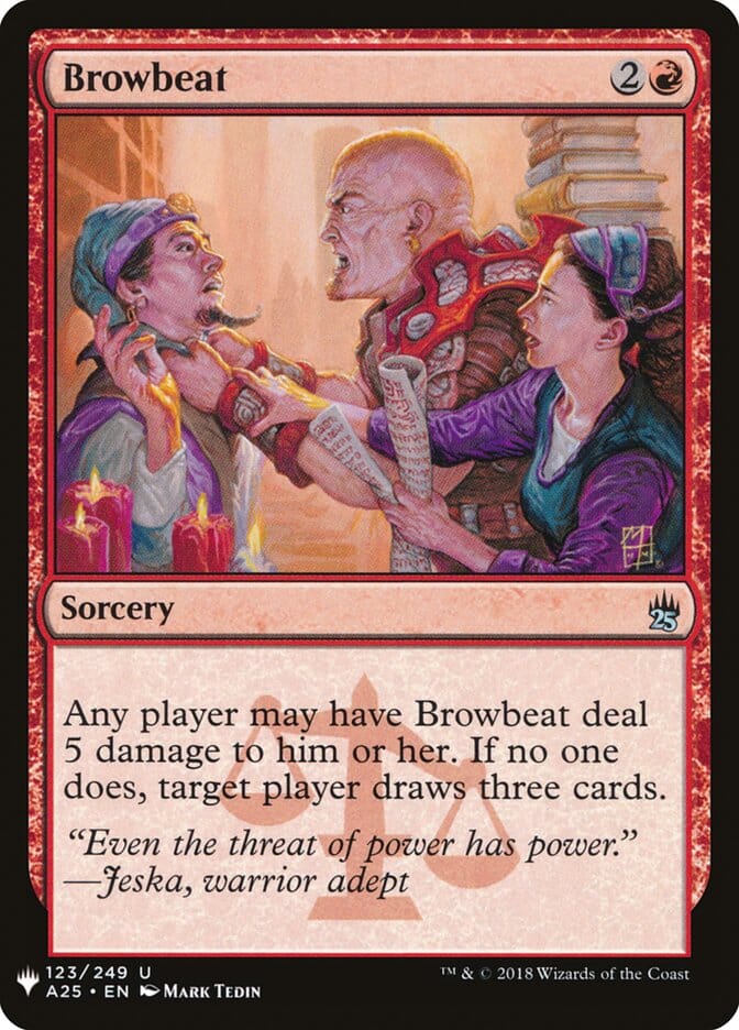 Browbeat [Mystery Booster] MTG Single Magic: The Gathering  | Multizone: Comics And Games