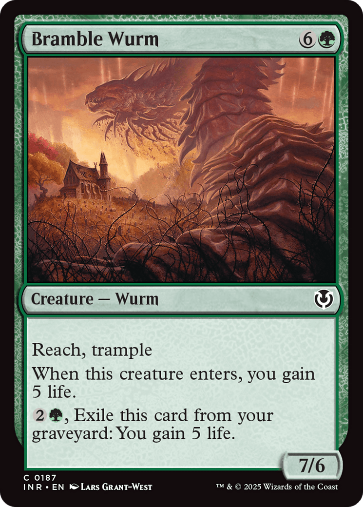 Bramble Wurm [Innistrad Remastered] MTG Single Magic: The Gathering  | Multizone: Comics And Games