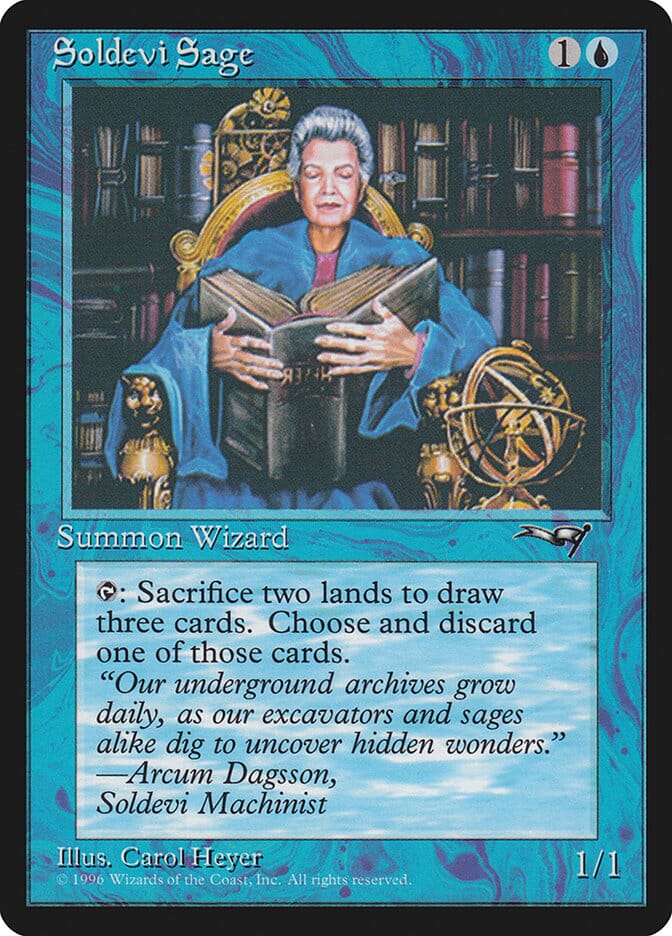 Soldevi Sage (Sitting) [Alliances] MTG Single Magic: The Gathering  | Multizone: Comics And Games
