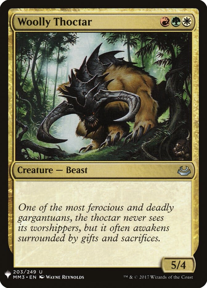 Woolly Thoctar [Mystery Booster] MTG Single Magic: The Gathering  | Multizone: Comics And Games