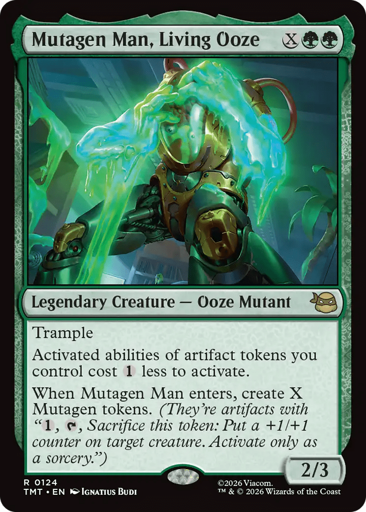 Mutagen Man, Living Ooze [Teenage Mutant Ninja Turtles] MTG Single Magic: The Gathering  | Multizone: Comics And Games