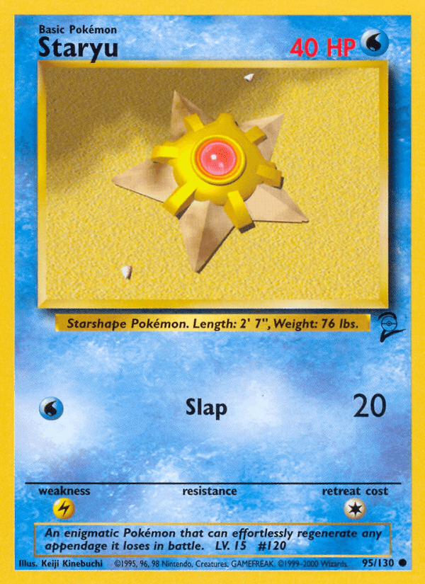 Staryu (95/130) [Base Set 2] Pokemon Single Pokémon  | Multizone: Comics And Games